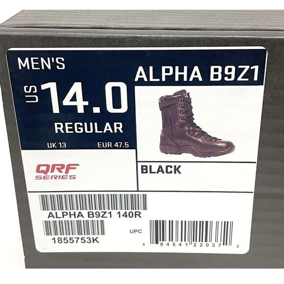 Tactical Research Men's QRF ALPHA B9Z1 Hot Weather Side‎ Zip Boots sz 14 NIB - Picture 12 of 13
